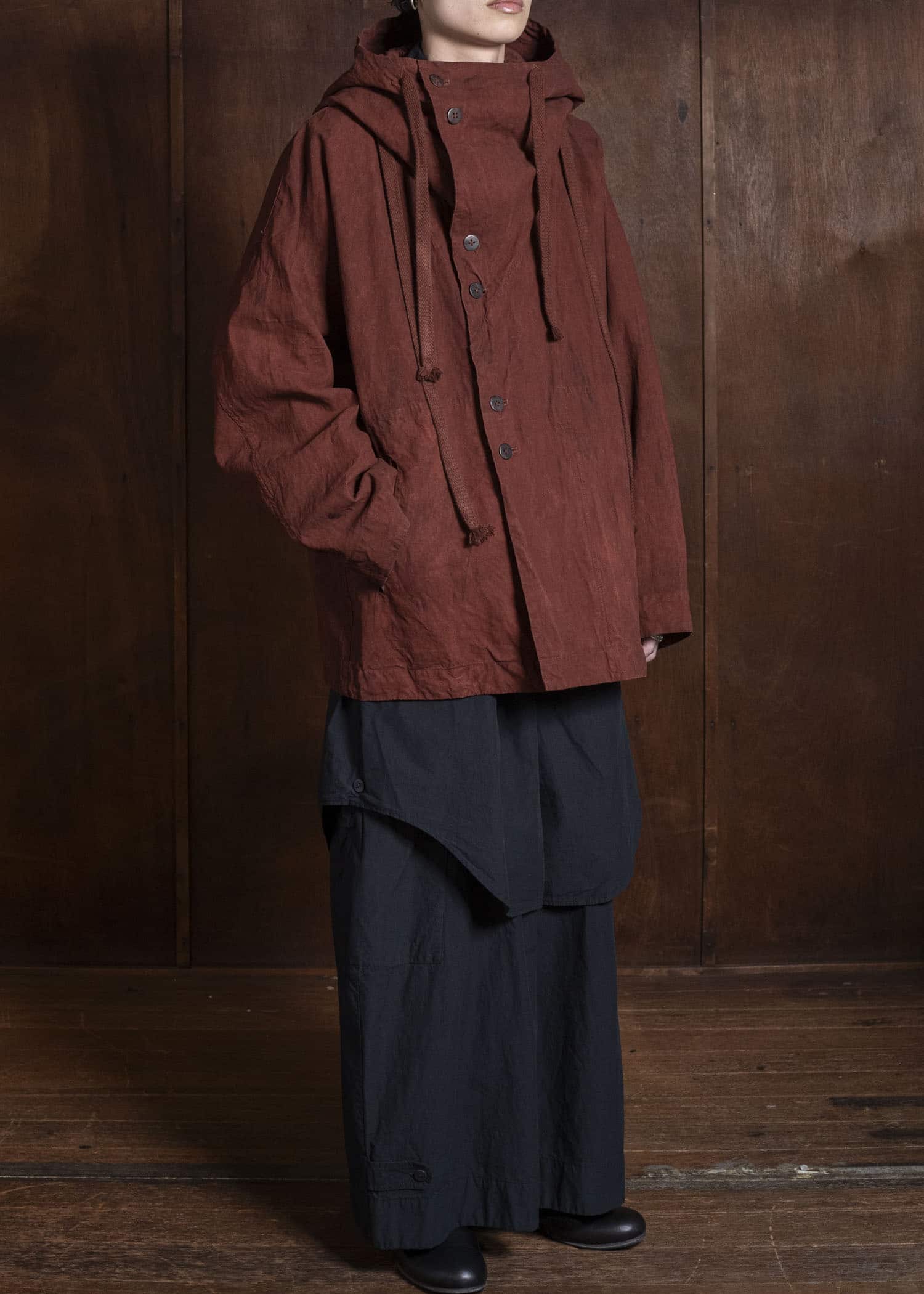 amachi. Coverd Jacket - Washi AY18J-2090-SS ND - Rust Brown