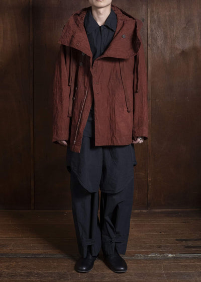 amachi. Layered Utility Pants AY18B-3076 Charcoal Black