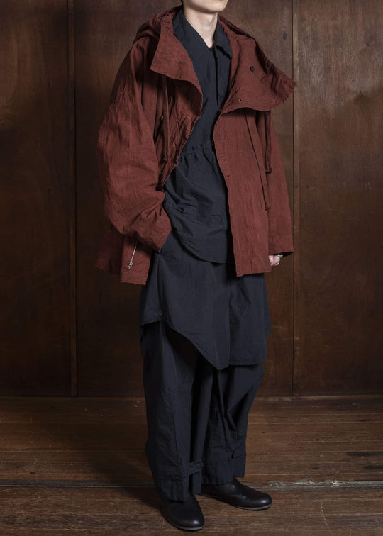 amachi. Coverd Jacket - Washi AY18J-2090-SS ND - Rust Brown