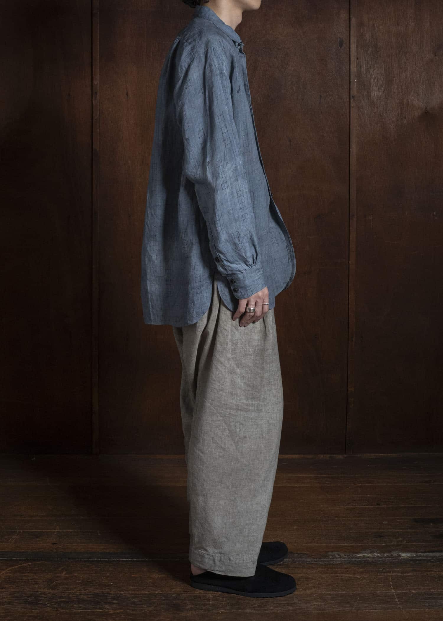 NORA Taisho- Eary Shown Japan 麻 Shirt
