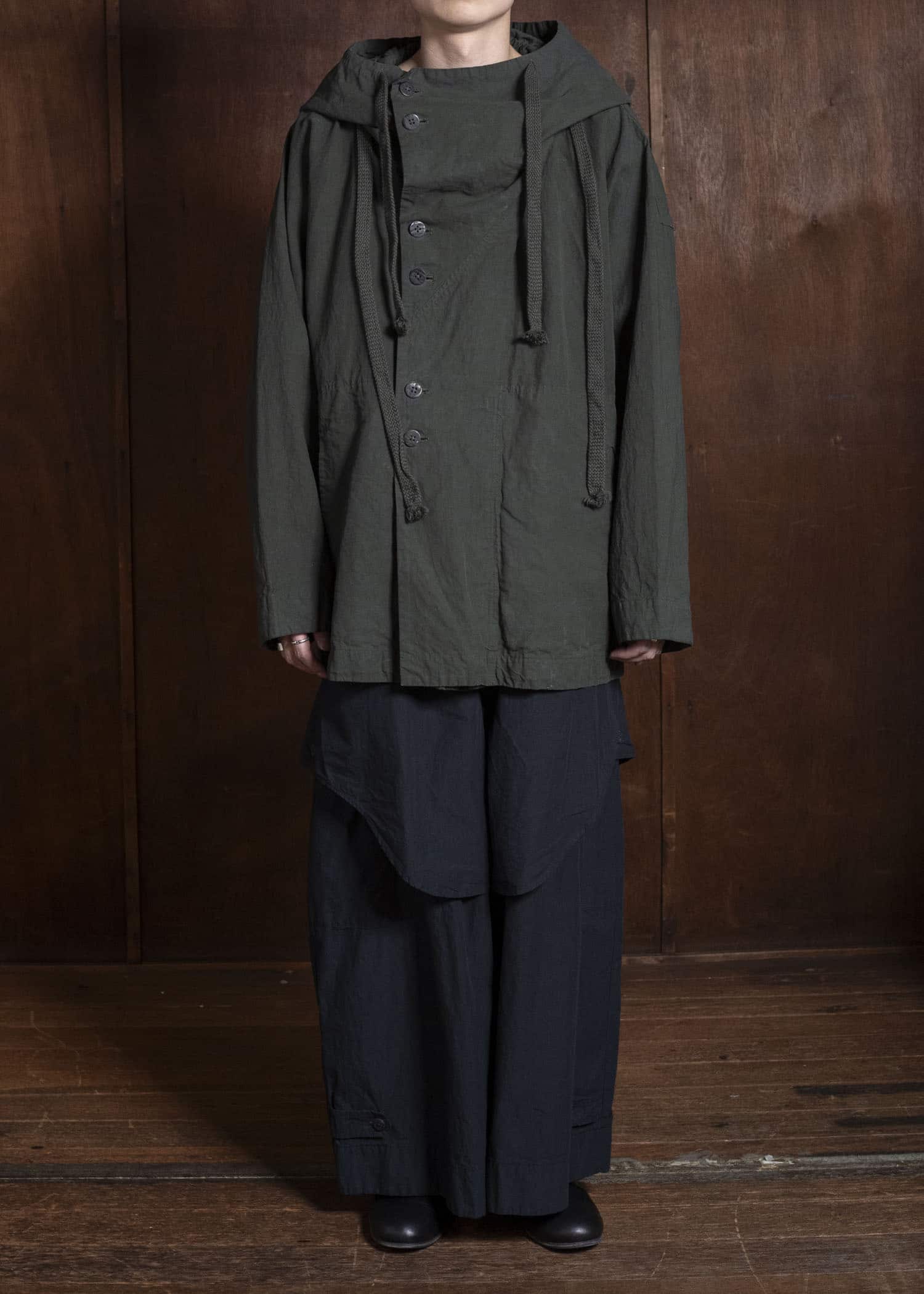 amachi. Coverd Jacket - Washi AY18J-2090-SS ND - Green Gray