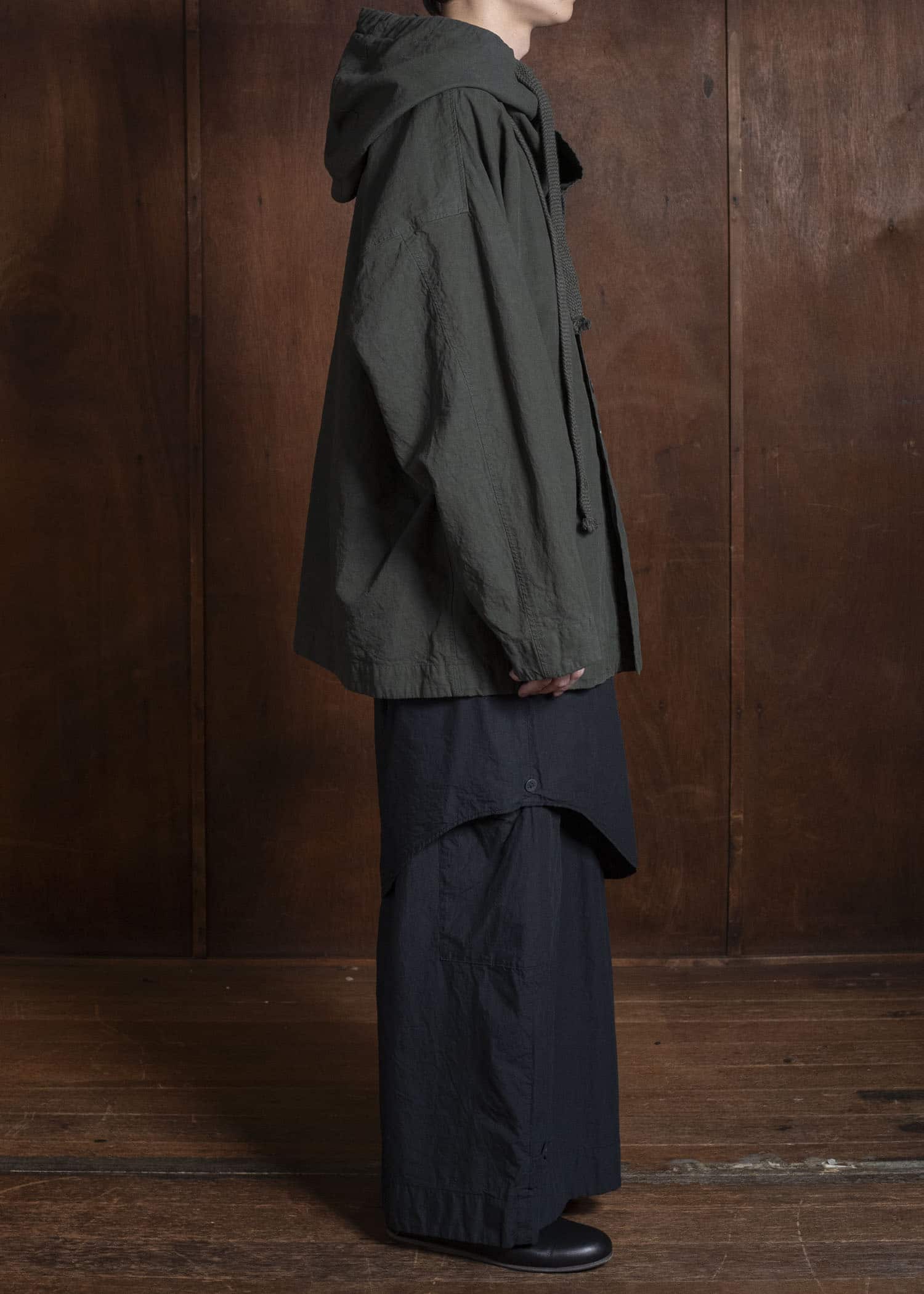 amachi. Coverd Jacket - Washi AY18J-2090-SS ND - Green Gray