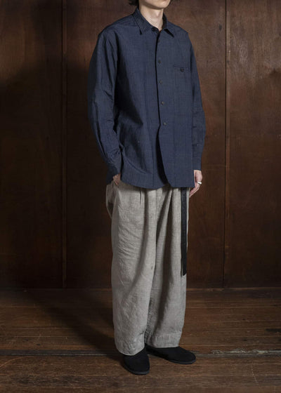 NORA Taisho Japan 綿絹 Shirt
