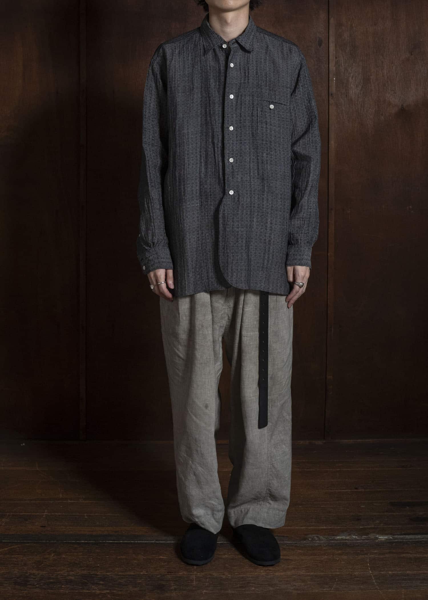 NORA Early Showa Japan 麻 Shirt