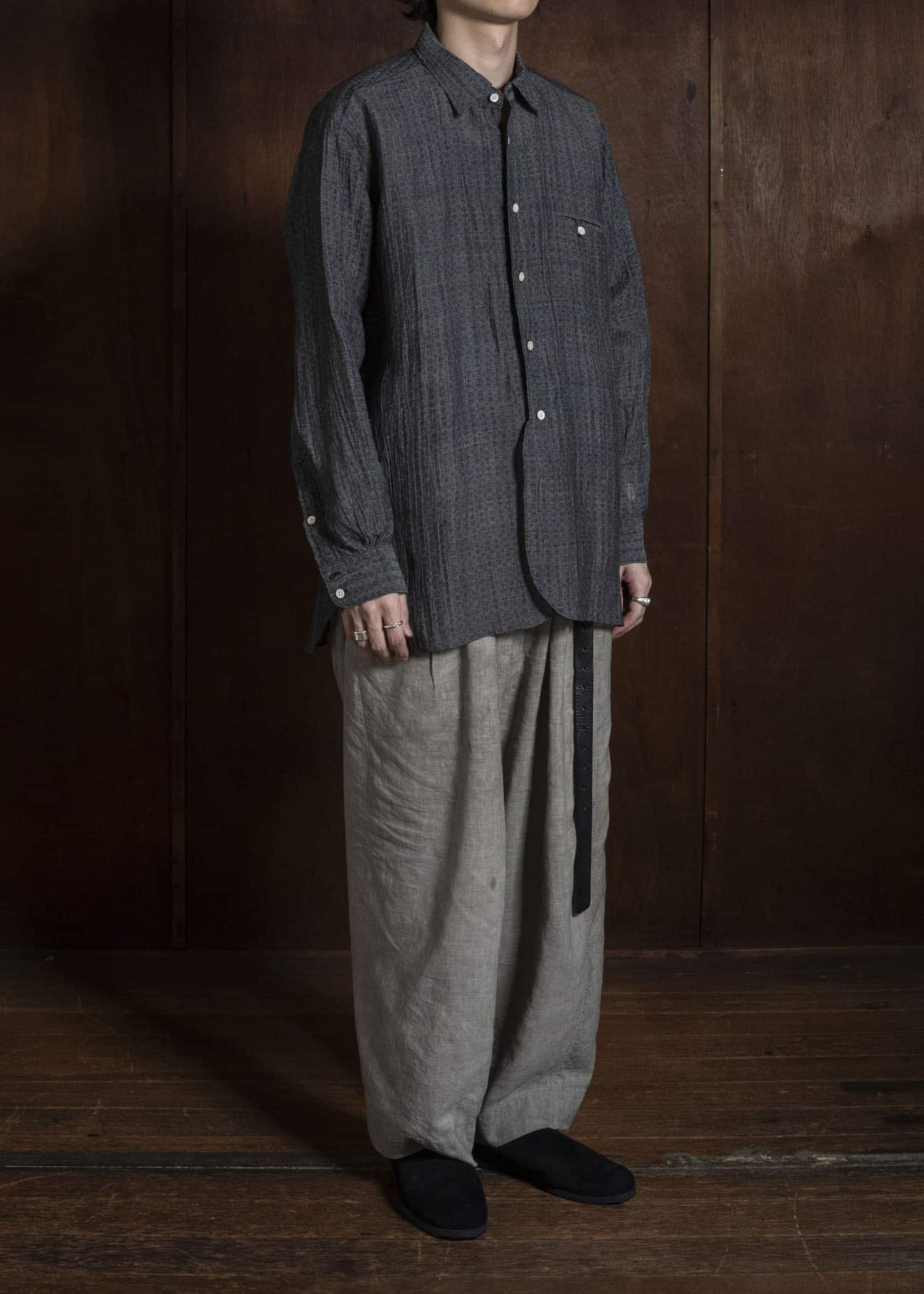 NORA Early Showa Japan 麻 Shirt