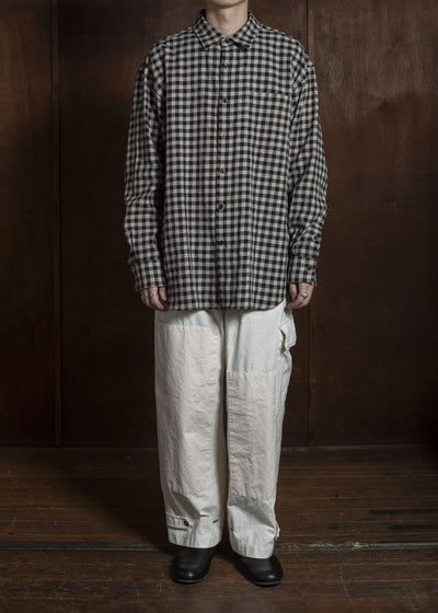 YOKO SAKAMOTO YS-26SS-55-GINGHAM Regular Collar Shirt GINGHAM