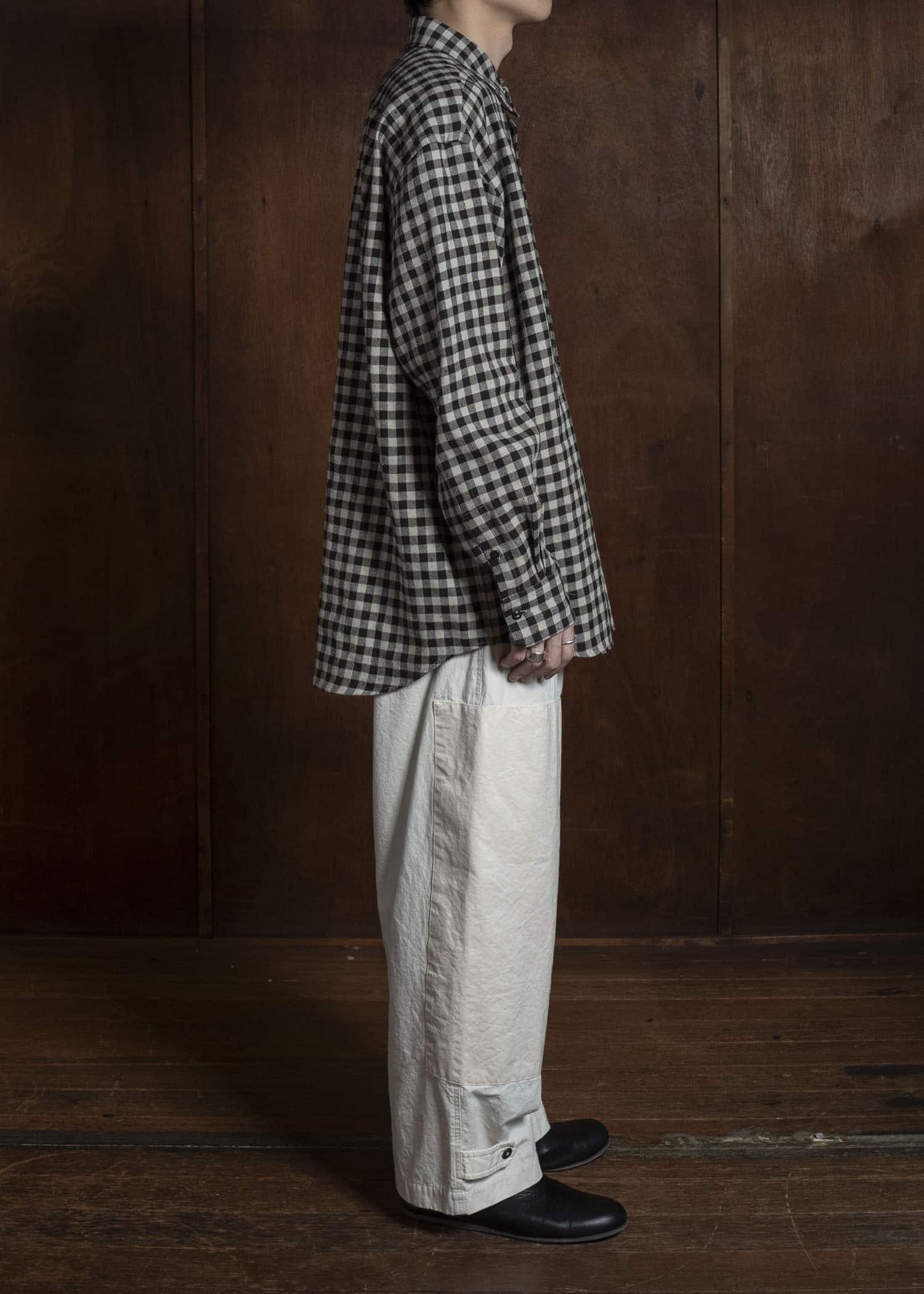 YOKO SAKAMOTO YS-26SS-55-GINGHAM Regular Collar Shirt GINGHAM