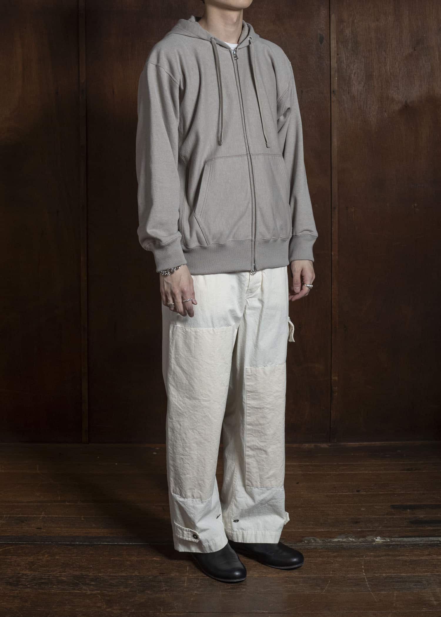 YOKO SAKAMOTO YS-26SS-85-BEIGE Athletic Hoodie BEIGE