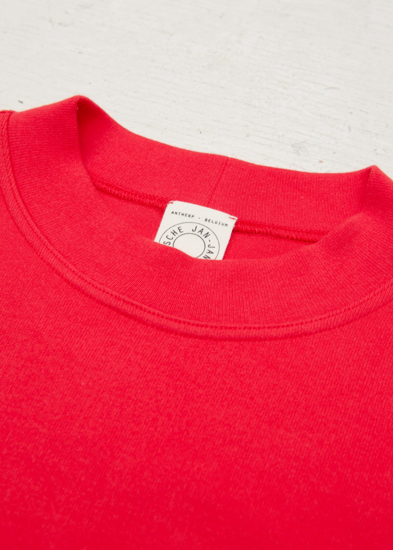 JAN-JAN VAN ESSCHE "SWEAT#53"POPPY PANCAKE COTTON JERSEY