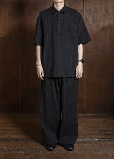 YOKO SAKAMOTO YS-26SS-56-STRIPE Regular Collar S/S Shirt STRIPE