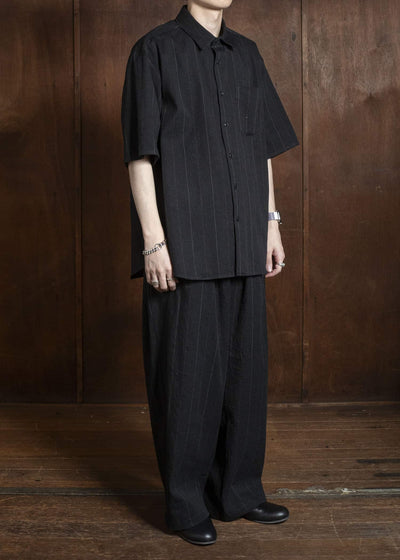 YOKO SAKAMOTO YS-26SS-56-STRIPE Regular Collar S/S Shirt STRIPE