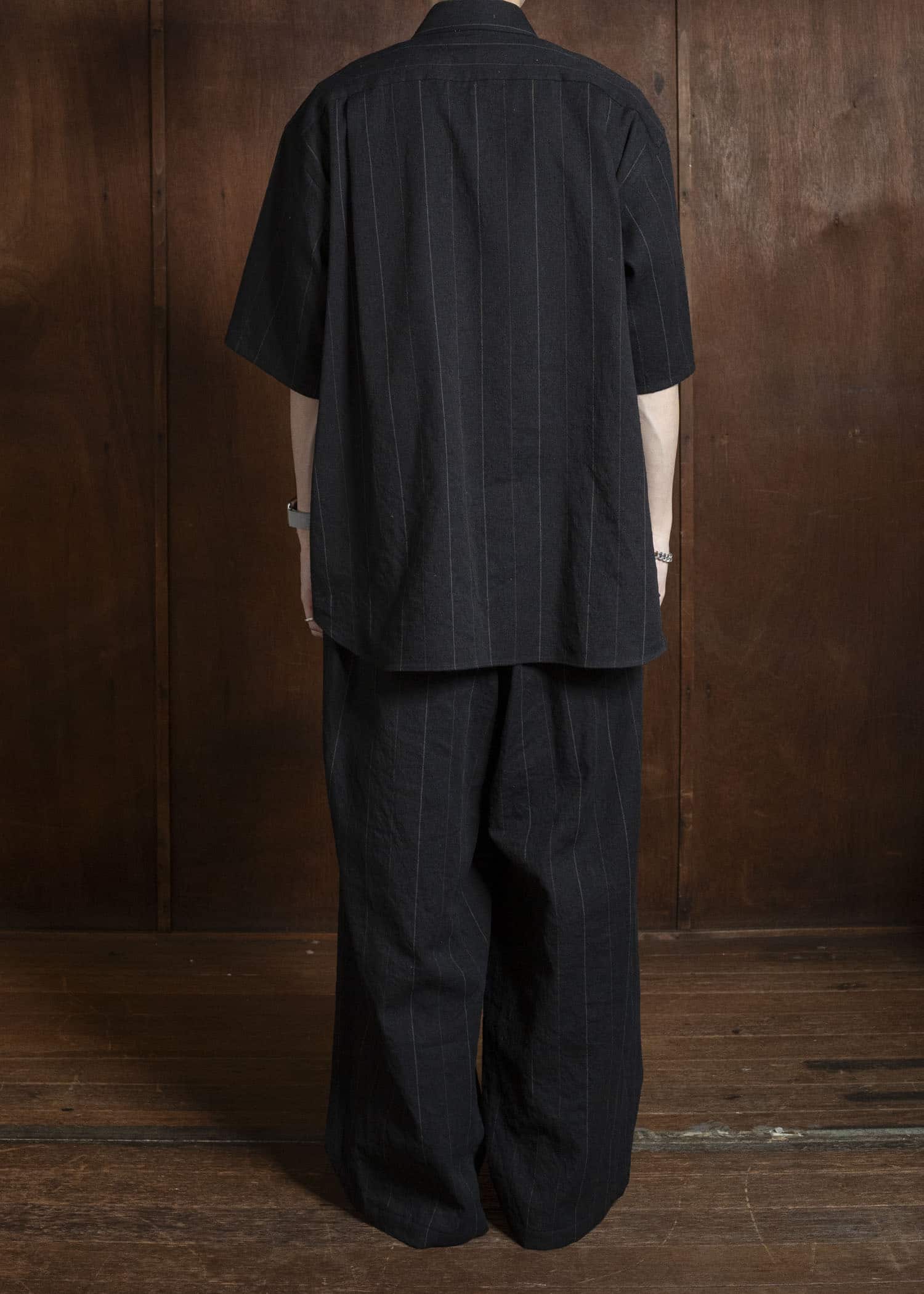 YOKO SAKAMOTO YS-26SS-58-STRIPE Baggy Easy Pants STRIPE