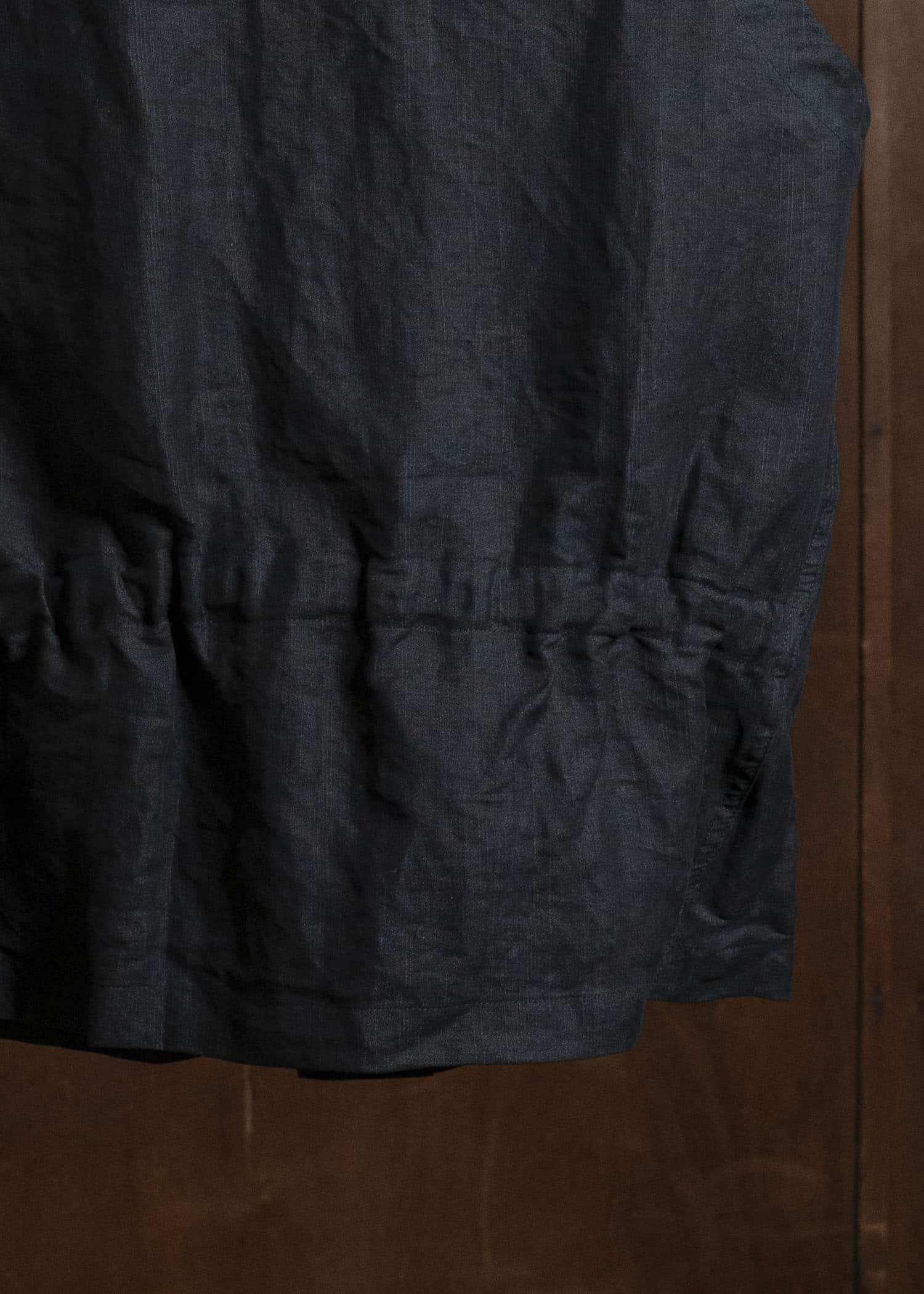 KLASICA MALAKOFF-db DECONSTRUCTED WORK WEAR VEST BLACK