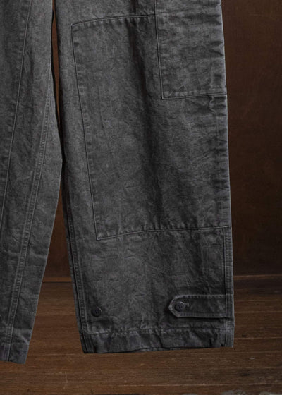 amachi. AY010B-3032 Double Knee Cargo Pants Sumi