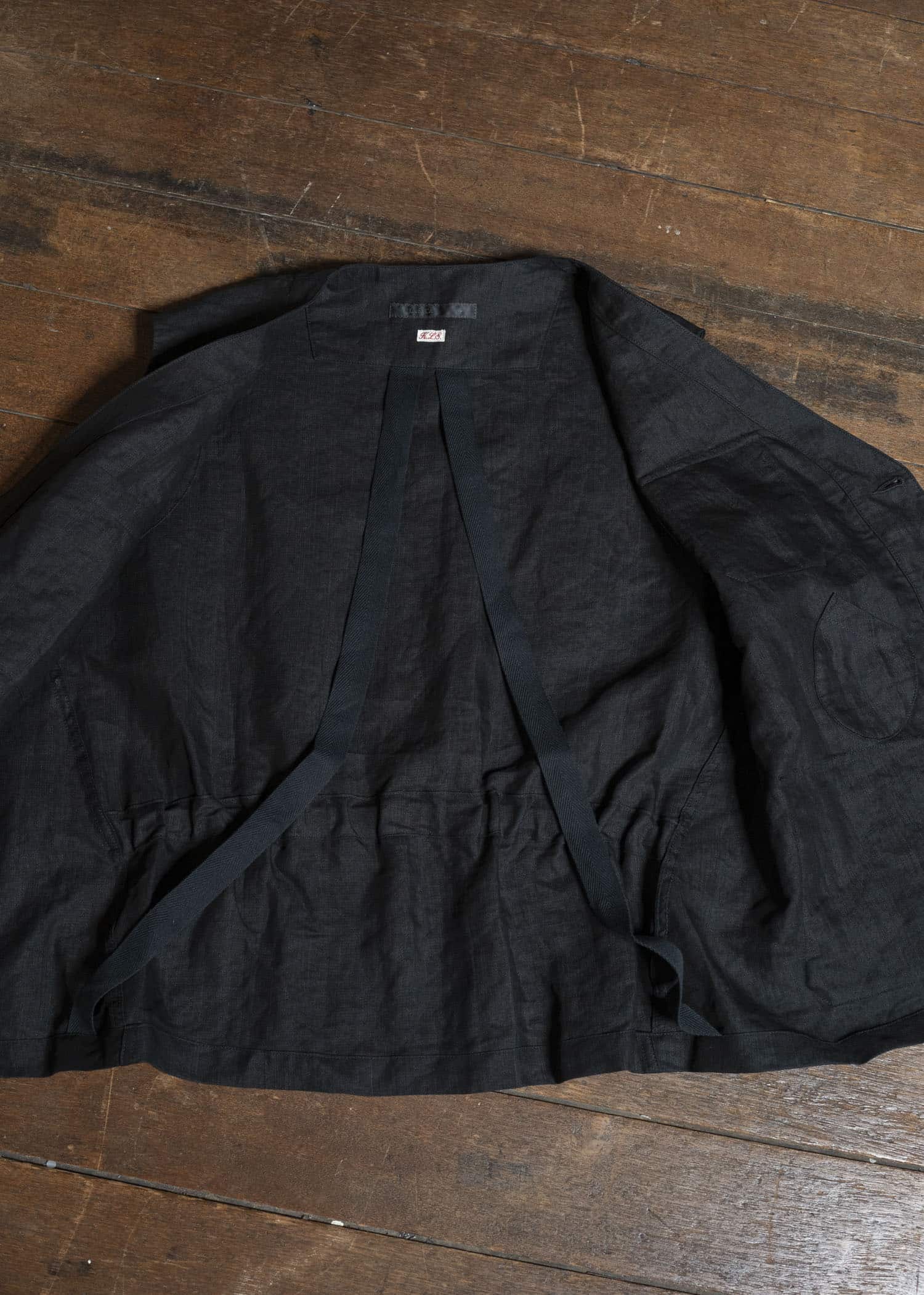 KLASICA MALAKOFF-db DECONSTRUCTED WORK WEAR VEST BLACK