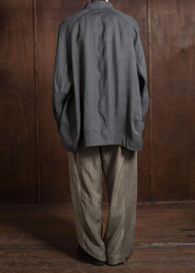 ZIGGY CHEN 0M2510729 Long Shirt Jacket SAGE GREEN