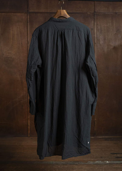 KLASICA SH-050-tw SQUARE TAIL LONG PYJAMA SHIRTS BLACK