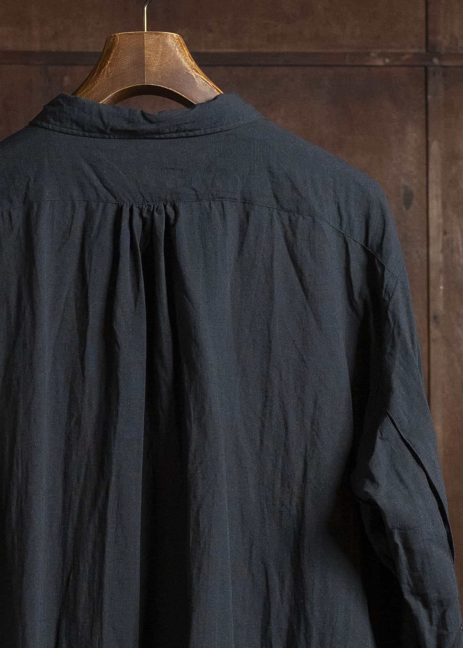 KLASICA SH-050-tw SQUARE TAIL LONG PYJAMA SHIRTS BLACK