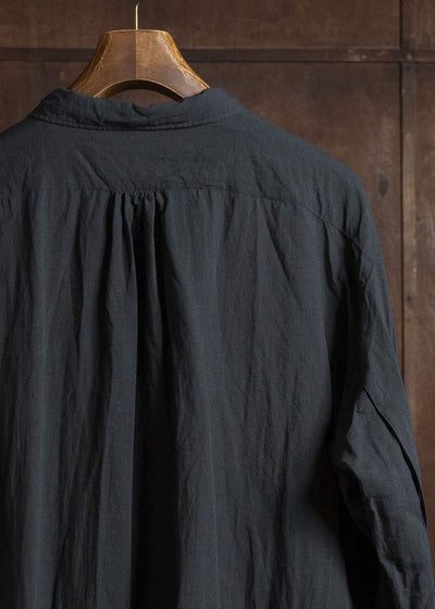 KLASICA SH-050-tw SQUARE TAIL LONG PYJAMA SHIRTS BLACK