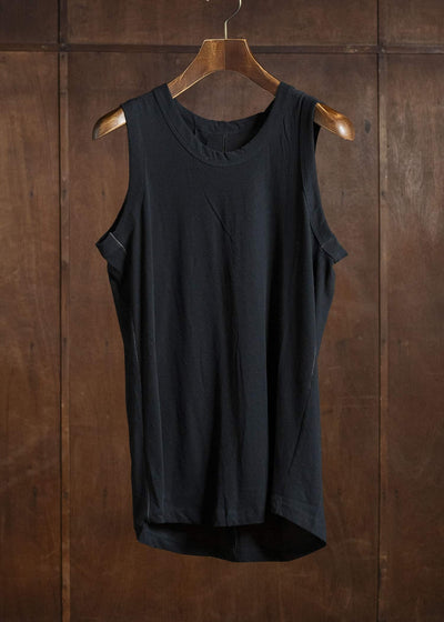 KLASICA SUD BACK SEAM REGULAR FIT TANK TOP BLACK