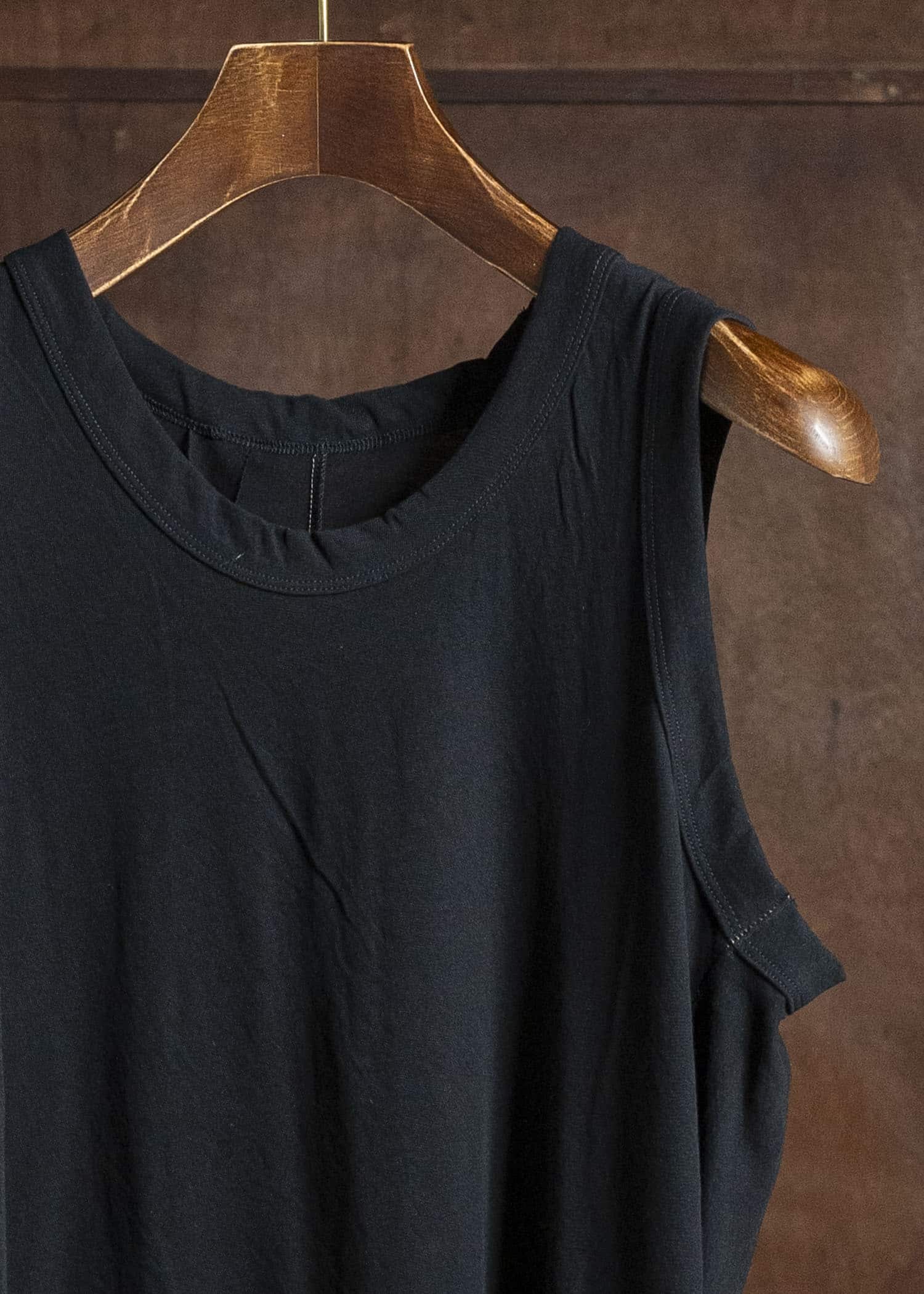 KLASICA SUD BACK SEEM REGULAR FIT TANK TOP BLACK