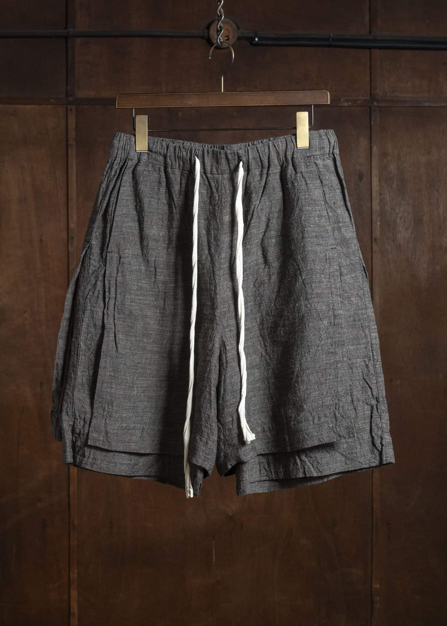 KLASICA VENT LAYERD WIDE SHORTS BROWN