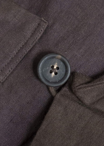 ZIGGY CHEN 0M2510904 Double Breasted Long Jacket PURPLE BROWN