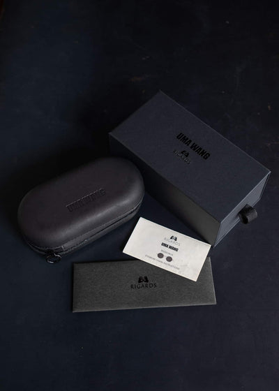 RIGARDS RG00UW14 RIGARDS × UMA WANG UW14ABLCL ANTIQUE BLACK（FRAME) x CLEAR(LENS)