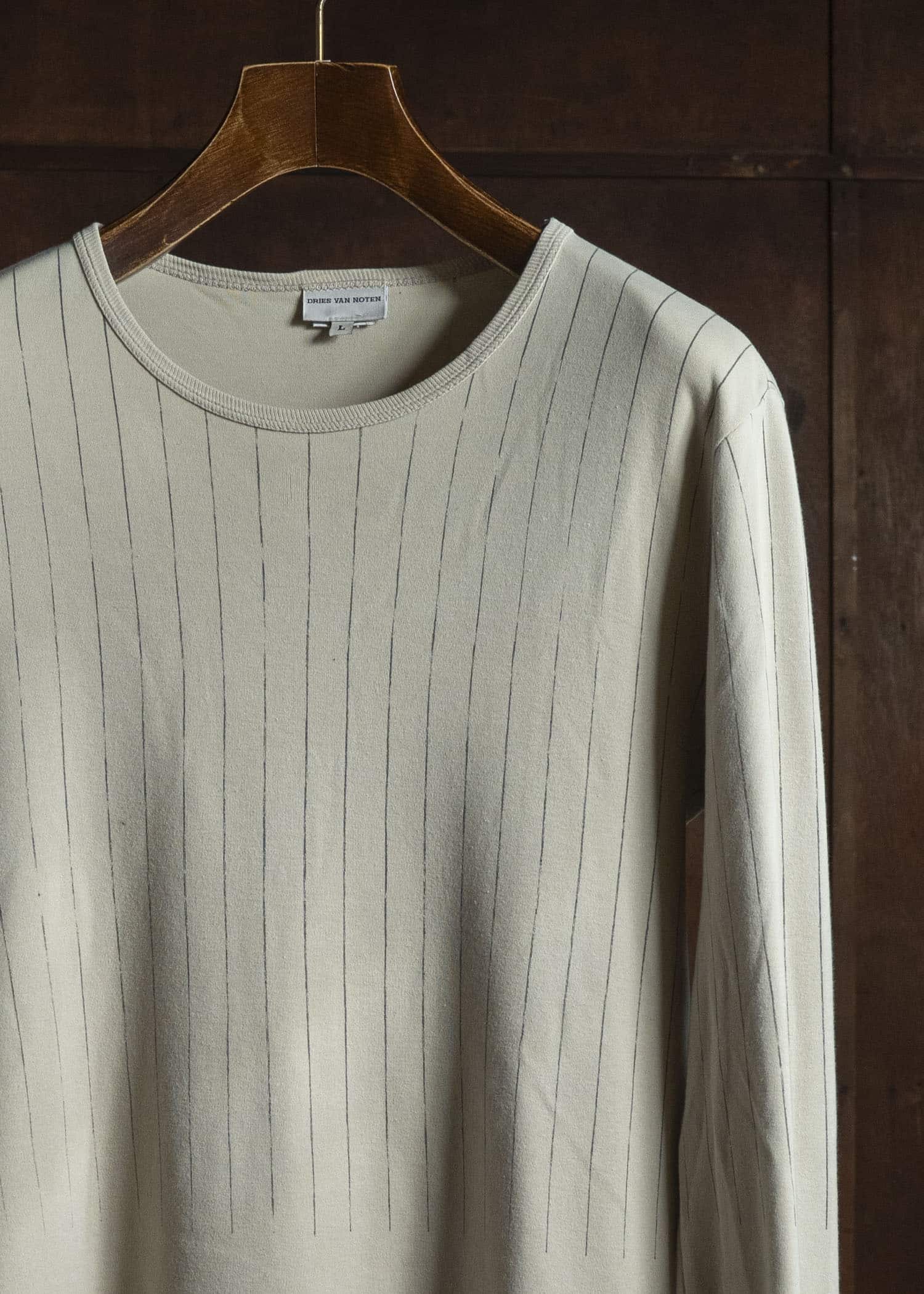 DRIES VAN NOTEN ストライプカットソー