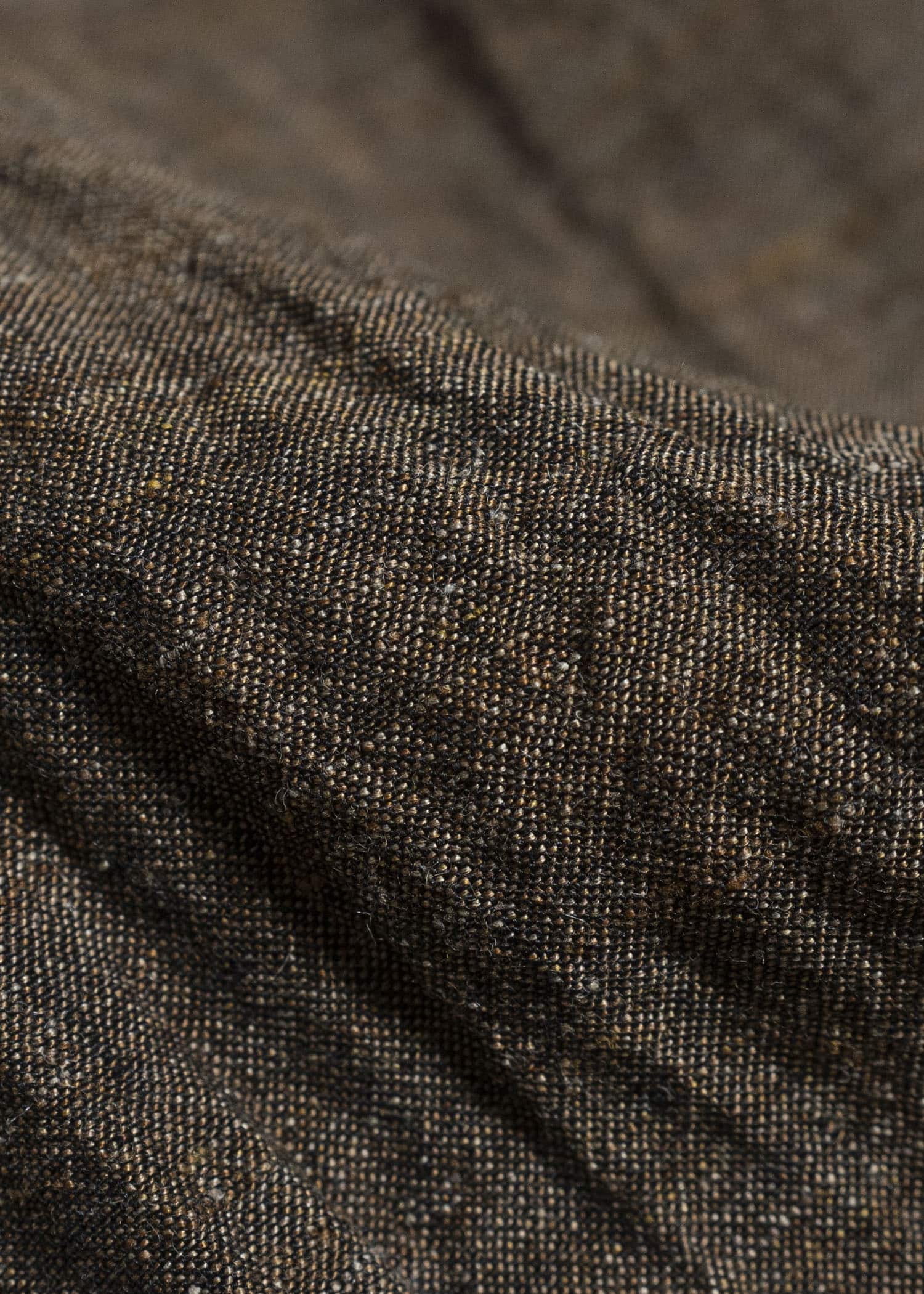 KLASICA LINDBERG II-lc SIDE TUCKED WIDE STRAIGHT TROUSERS SAFRON