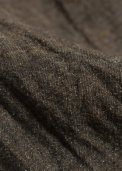 KLASICA LINDBERG II-lc SIDE TUCKED WIDE STRAIGHT TROUSERS SAFRON