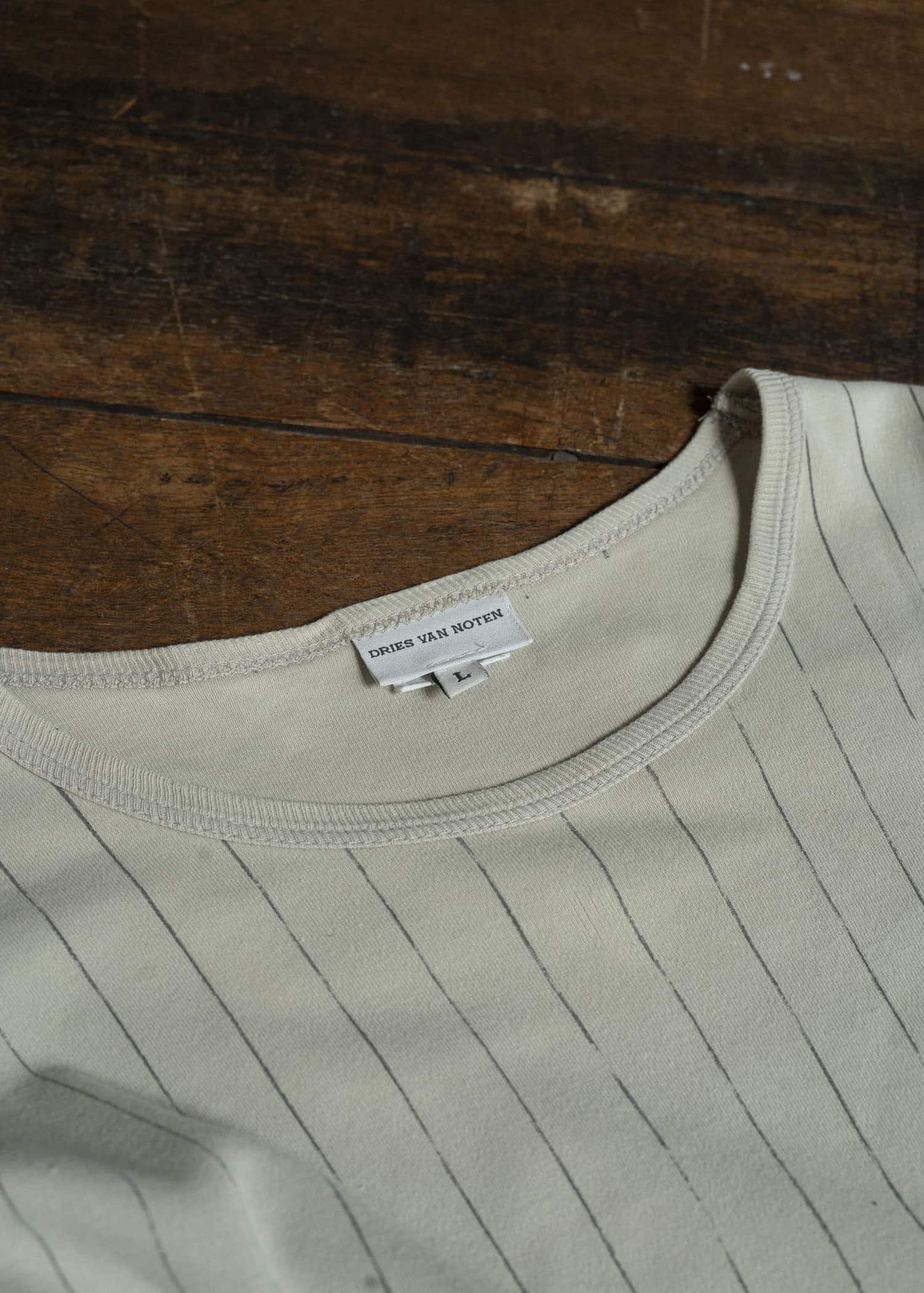 DRIES VAN NOTEN ストライプカットソー