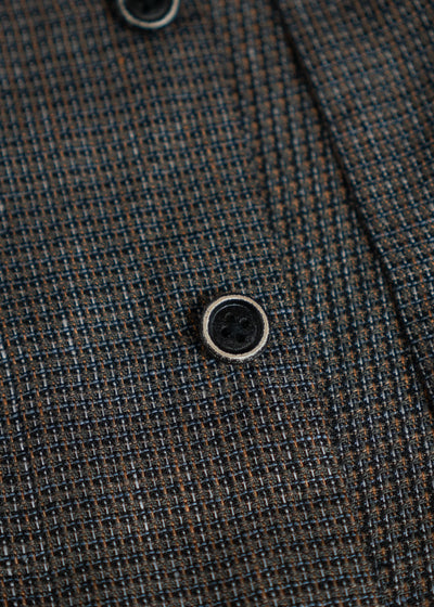 Peng Tai PTS24M01-1 CHECKED SL SHIRT BARITONE BLUE
