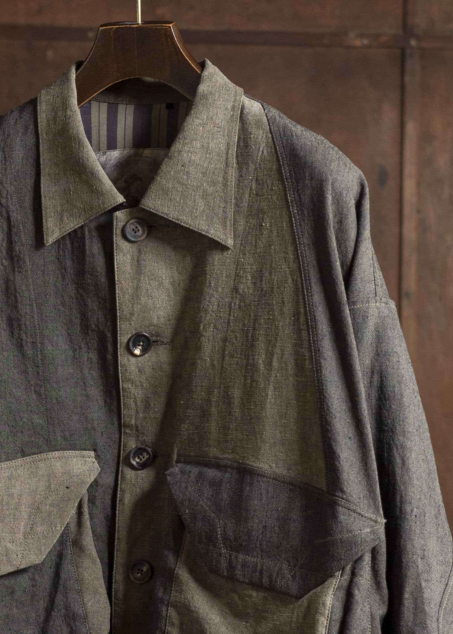ZIGGY CHEN 0M2510923 Collaged Workers Jacket