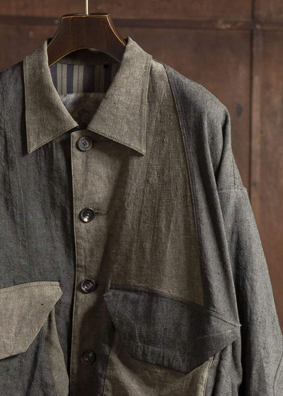 ZIGGY CHEN 0M2510923 Collaged Workers Jacket