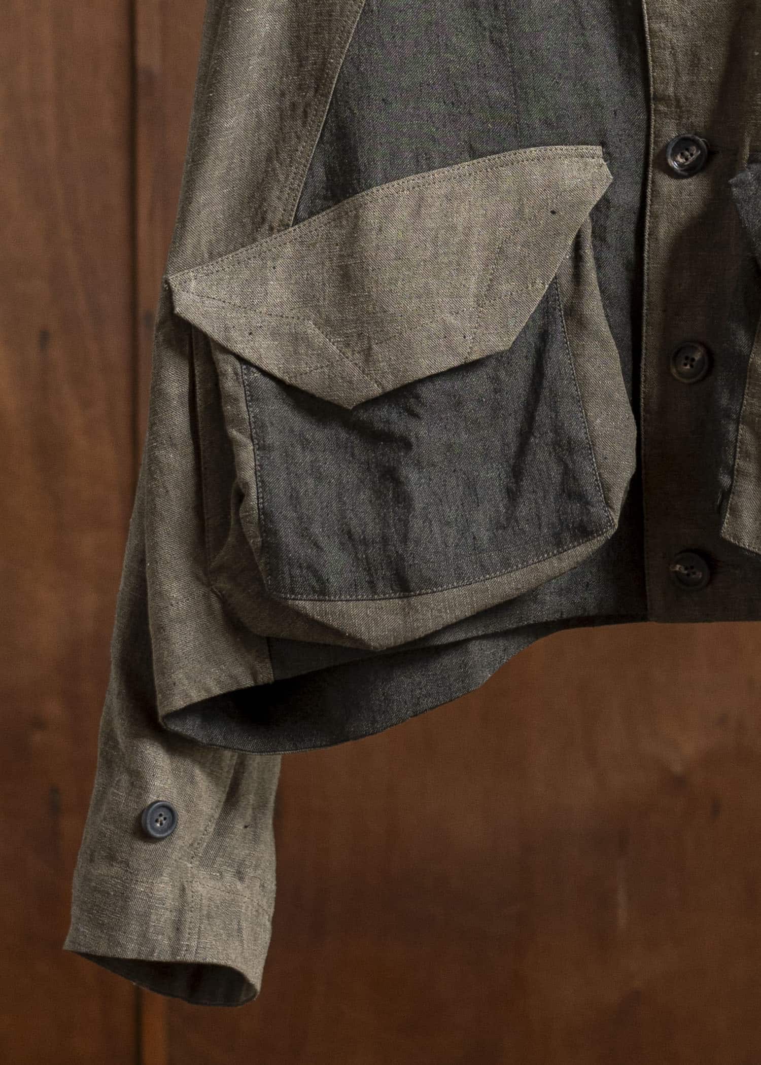 ZIGGY CHEN 0M2510923 Collaged Workers Jacket