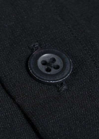 KLASICA SH-044 COLLARLES SPLIT RAGLAN SHIRTS BLACK