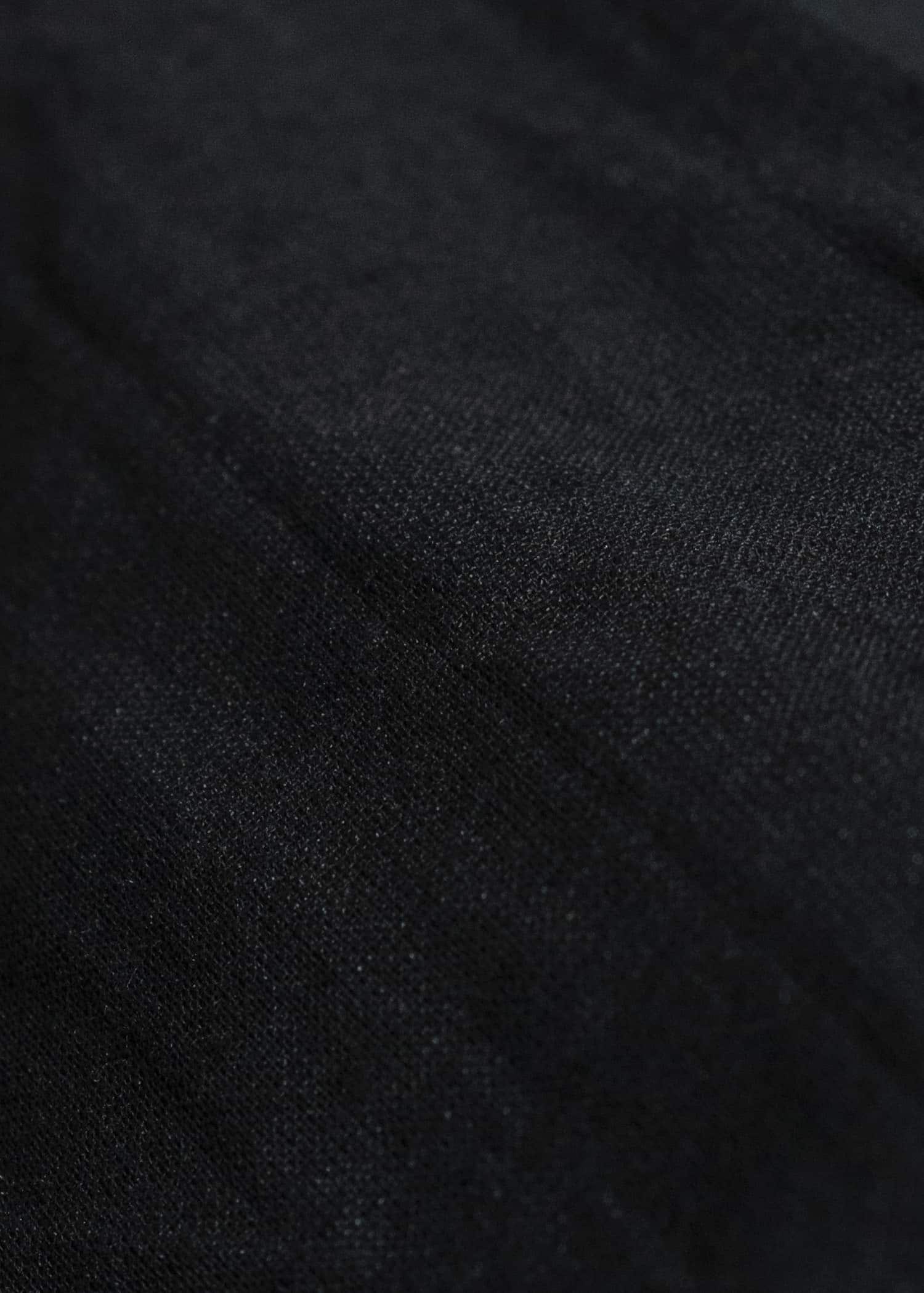 KLASICA SH-044 COLLARLES SPLIT RAGLAN SHIRTS BLACK