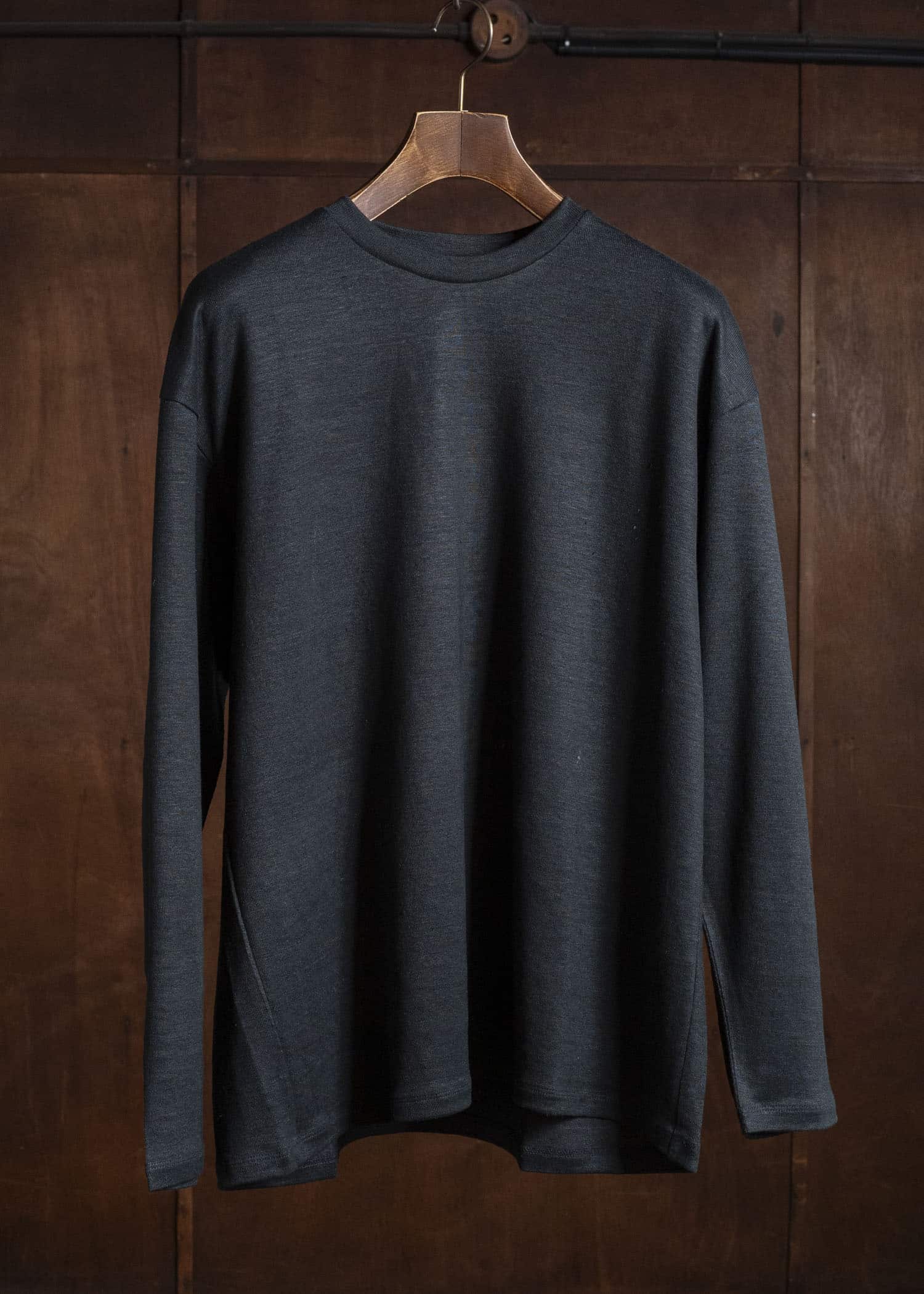 YOKO SAKAMOTO YS-26SS-80-BLACK L/S T-Shirt BLACK