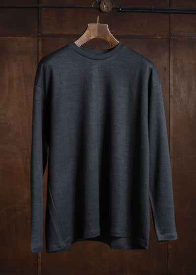 YOKO SAKAMOTO YS-26SS-80-BLACK L/S T-Shirt BLACK