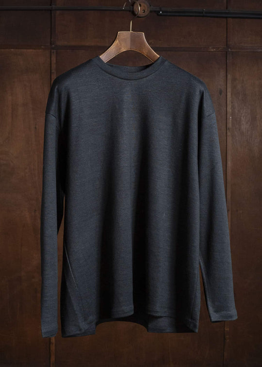 YOKO SAKAMOTO YS-26SS-80-BLACK L/S T-Shirt BLACK