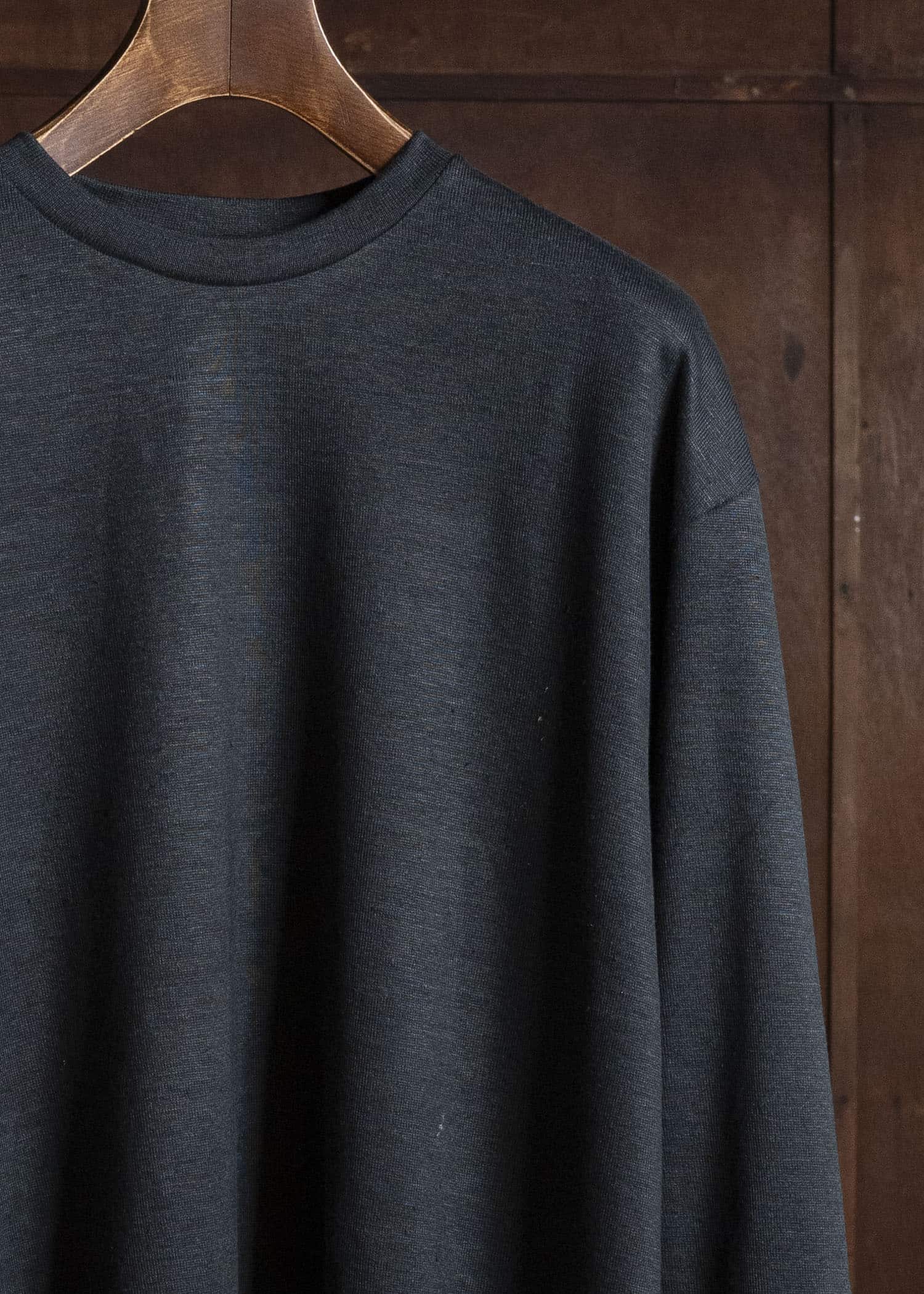 YOKO SAKAMOTO YS-26SS-80-BLACK L/S T-Shirt BLACK