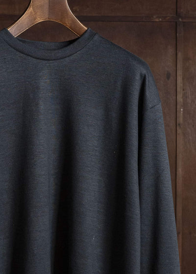 YOKO SAKAMOTO YS-26SS-80-BLACK L/S T-Shirt BLACK
