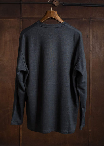 YOKO SAKAMOTO YS-26SS-80-BLACK L/S T-Shirt BLACK