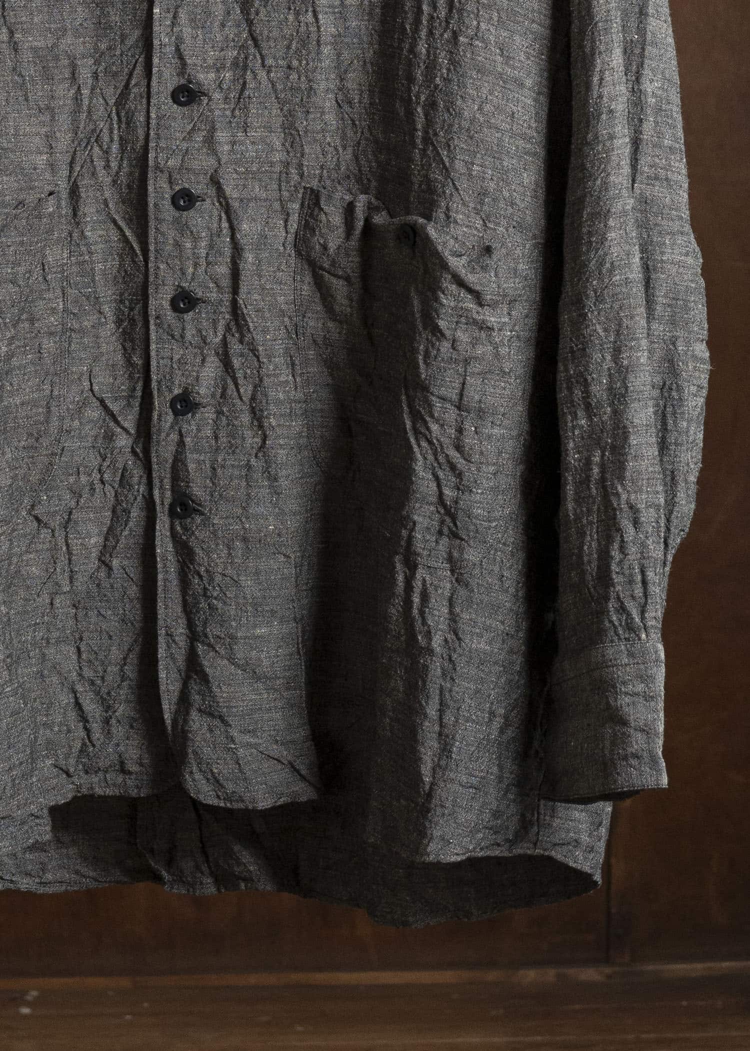 KLASICA SH051-lc BACK FLAP SHIRTS WITH BIG POCKETS BROWN