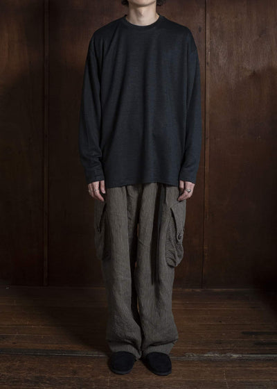 YOKO SAKAMOTO YS-26SS-80-BLACK L/S T-Shirt BLACK