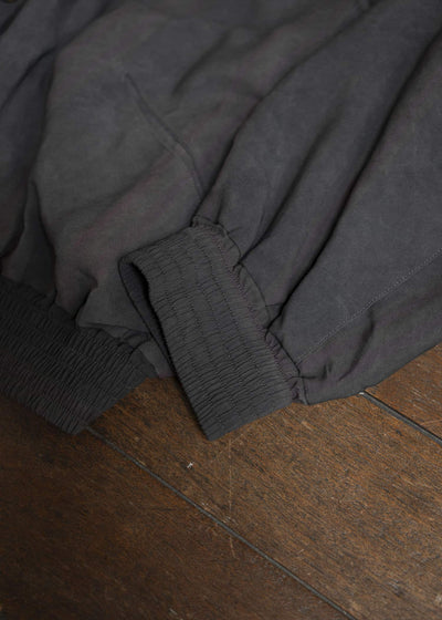 ZIGGY CHEN 0M2510936 Spread Collar Cropped Jacket DARK PURPLE