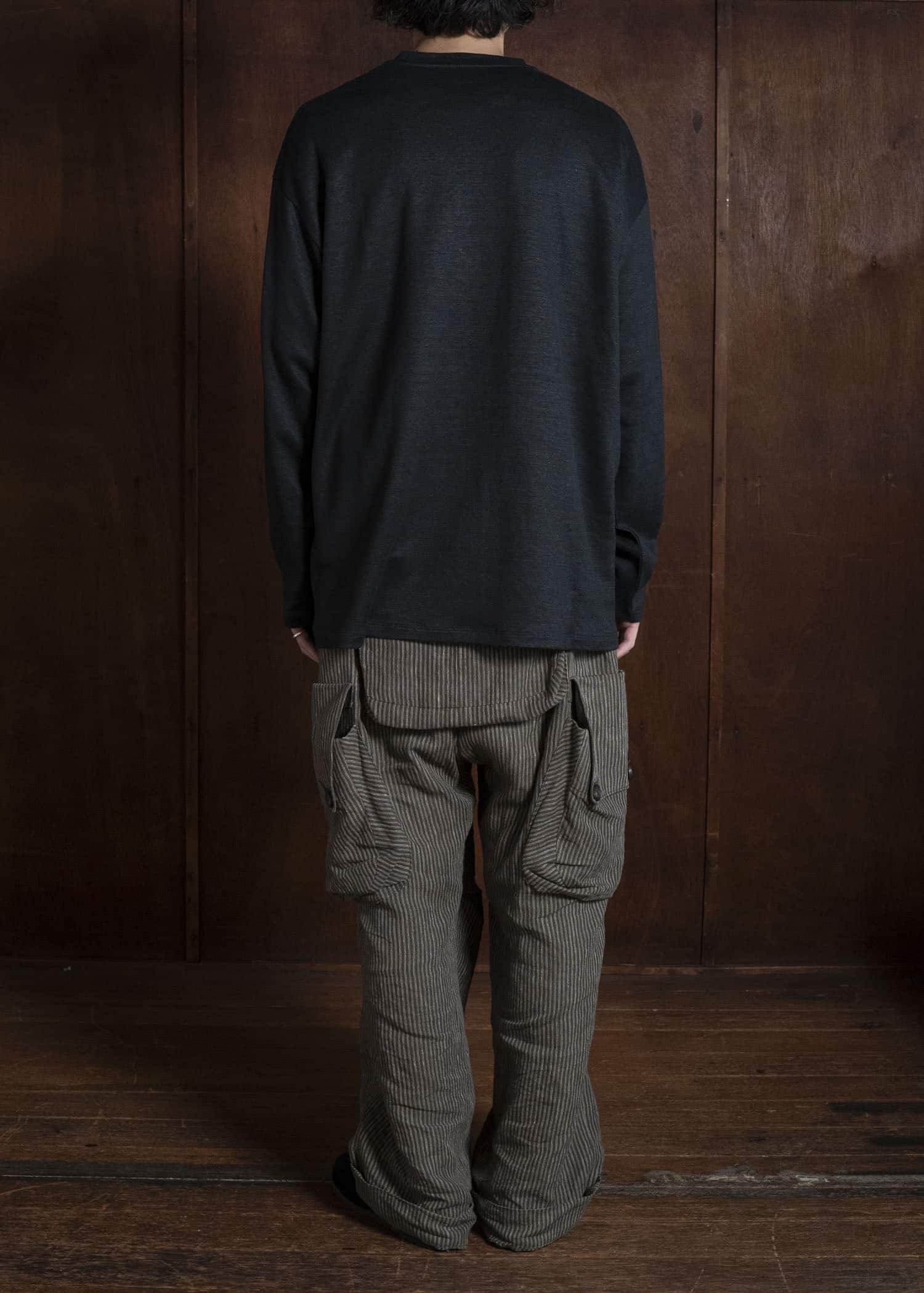 YOKO SAKAMOTO YS-26SS-80-BLACK L/S T-Shirt BLACK
