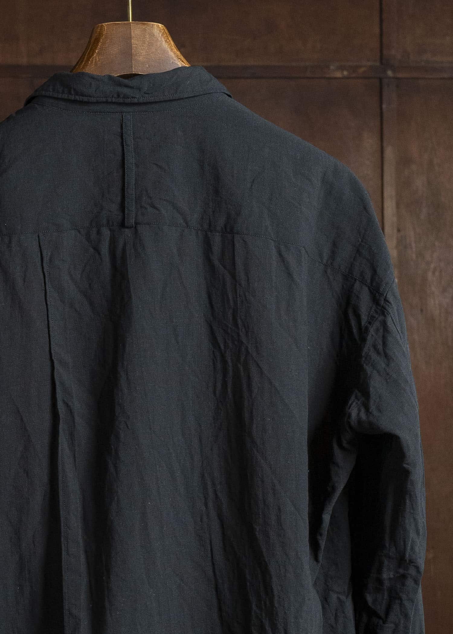 KLASICA SH-051-TW BACK FLAP SHIRTS WITH BIG POCKETS BLACK