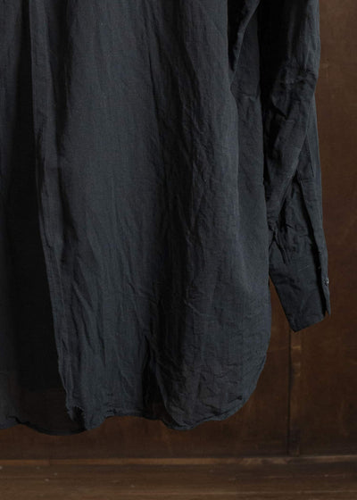 KLASICA SH-051-TW BACK FLAP SHIRTS WITH BIG POCKETS BLACK